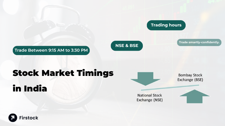 Stock Market Timings in India | Trade B/w 9:15 AM to 3:30 PM