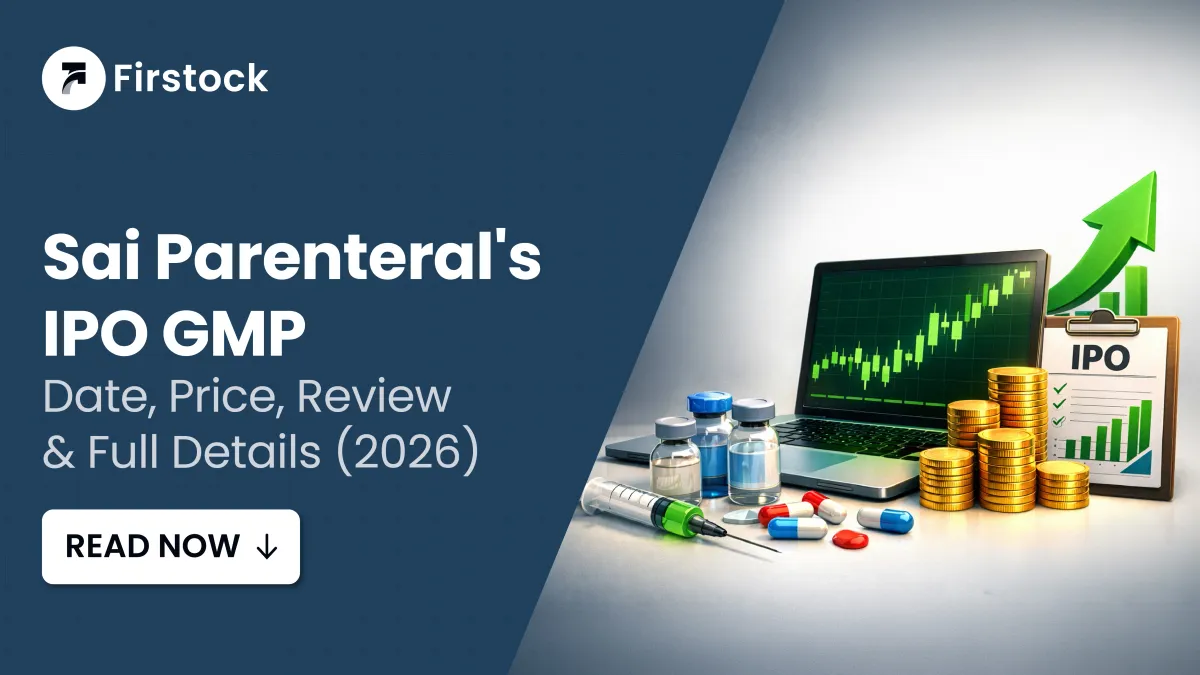 Sai Parenteral IPO GMP, Price & Review 2026