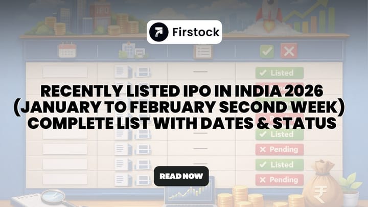 Recently Listed IPO in India 2026 (Jan–Feb) – Full List